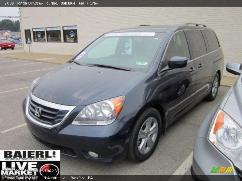 Bali Blue Pearl / Gray 2009 Honda Odyssey Touring