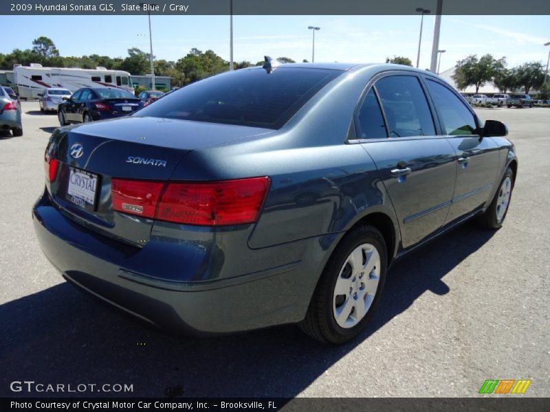 Slate Blue / Gray 2009 Hyundai Sonata GLS