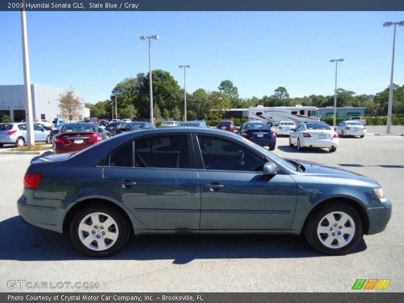 Slate Blue / Gray 2009 Hyundai Sonata GLS