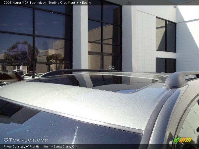 Sterling Gray Metallic / Ebony 2008 Acura MDX Technology