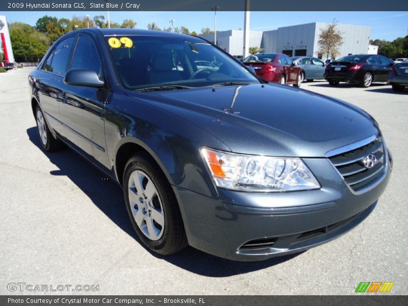 Slate Blue / Gray 2009 Hyundai Sonata GLS