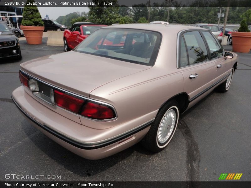 Platinum Beige Pearl / Taupe 1998 Buick LeSabre Custom