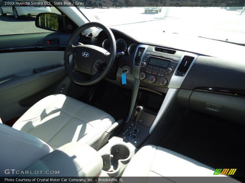 Slate Blue / Gray 2009 Hyundai Sonata GLS