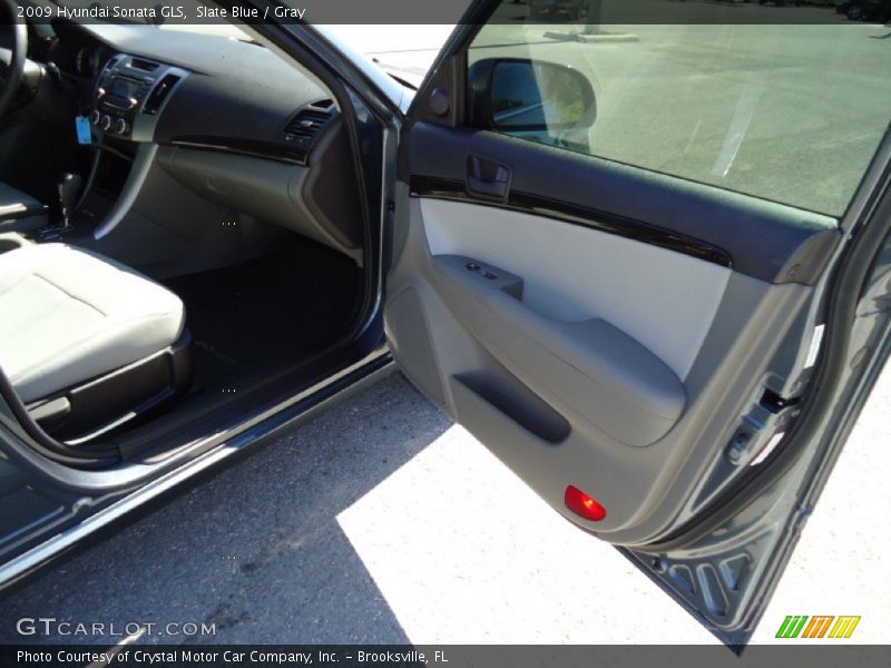 Slate Blue / Gray 2009 Hyundai Sonata GLS