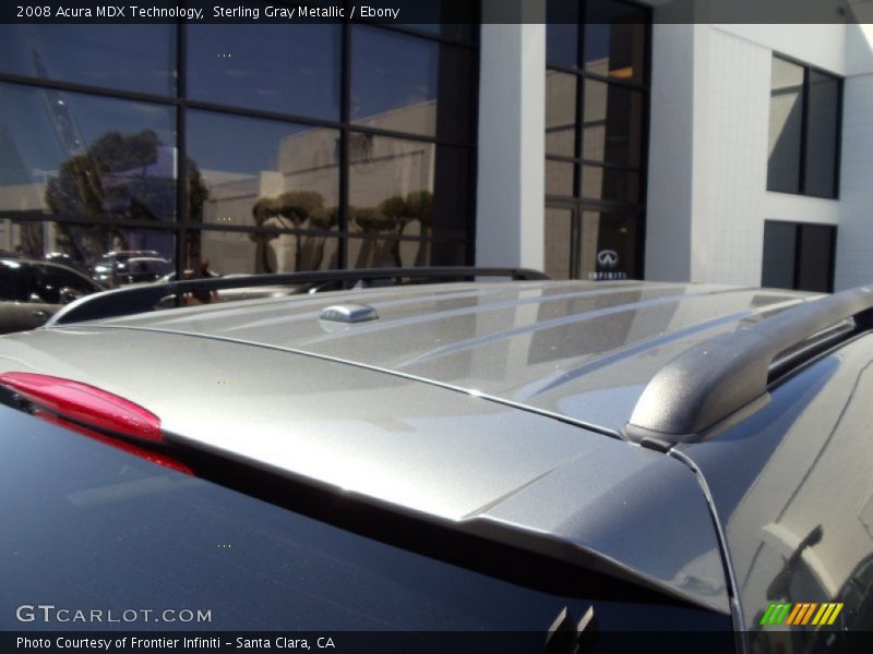 Sterling Gray Metallic / Ebony 2008 Acura MDX Technology