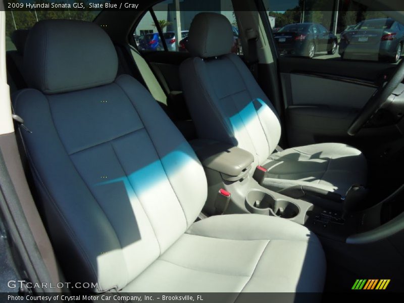 Slate Blue / Gray 2009 Hyundai Sonata GLS