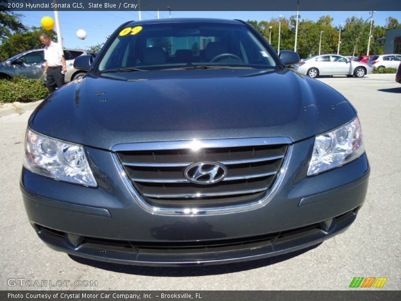 Slate Blue / Gray 2009 Hyundai Sonata GLS