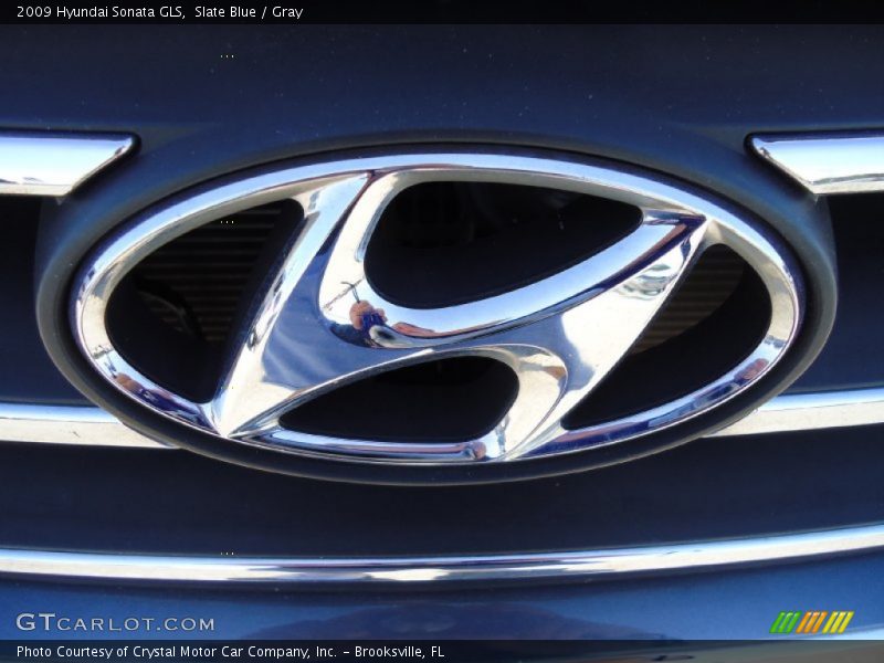 Slate Blue / Gray 2009 Hyundai Sonata GLS