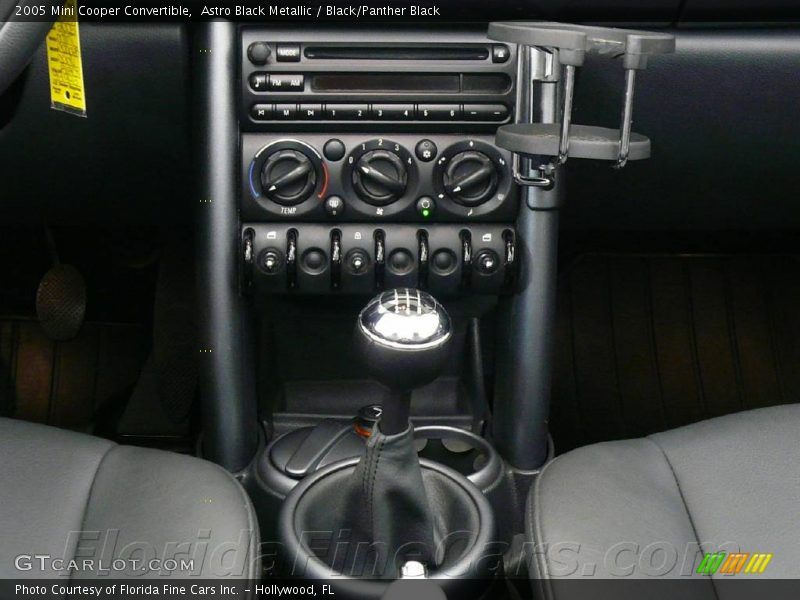 Astro Black Metallic / Black/Panther Black 2005 Mini Cooper Convertible