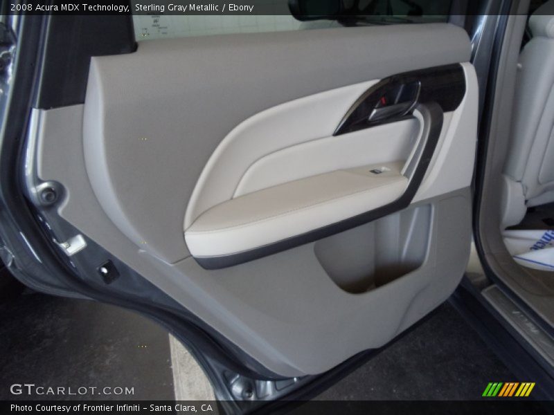 Sterling Gray Metallic / Ebony 2008 Acura MDX Technology