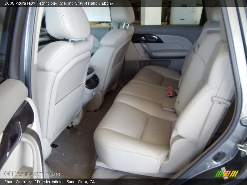Sterling Gray Metallic / Ebony 2008 Acura MDX Technology
