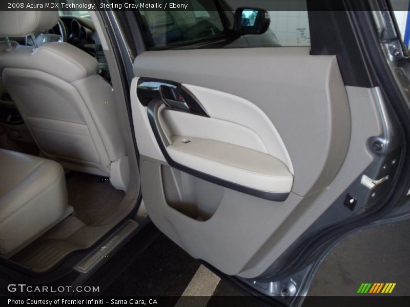 Sterling Gray Metallic / Ebony 2008 Acura MDX Technology