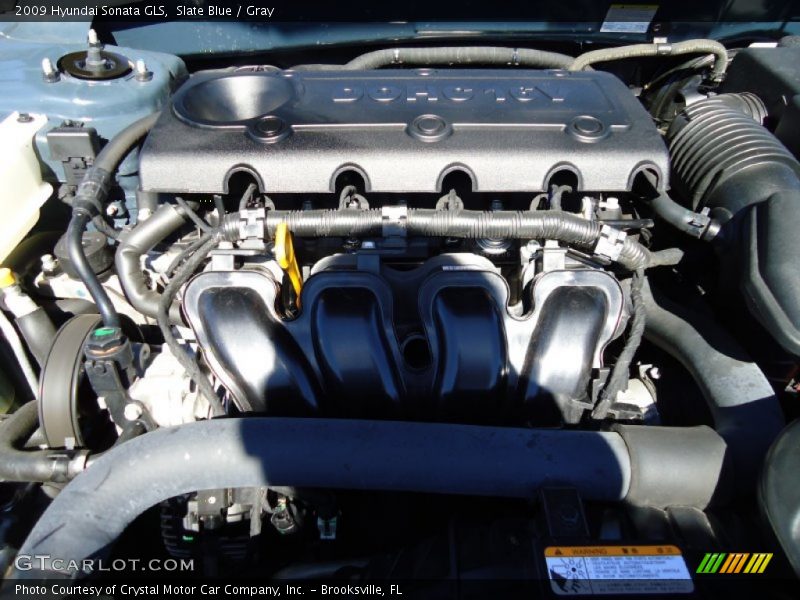 Slate Blue / Gray 2009 Hyundai Sonata GLS