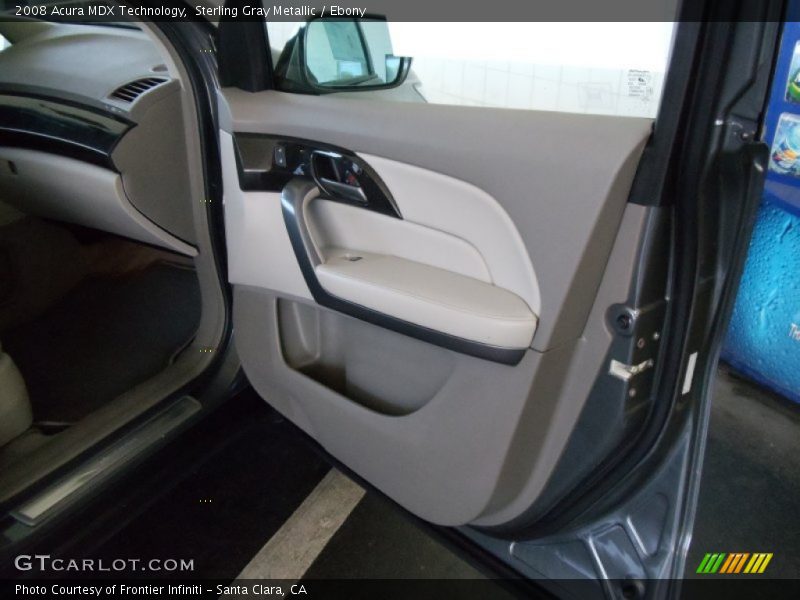 Sterling Gray Metallic / Ebony 2008 Acura MDX Technology