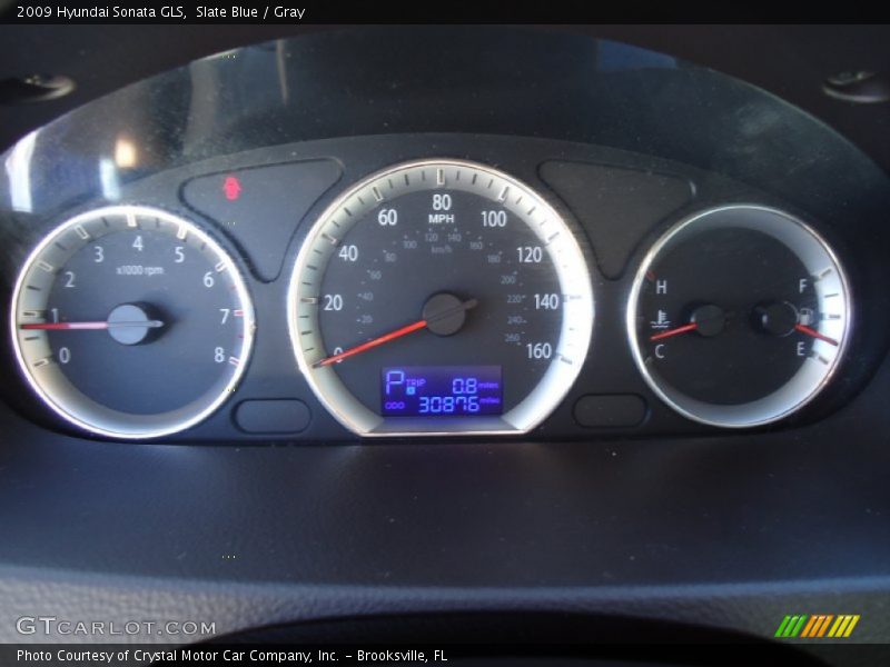 Slate Blue / Gray 2009 Hyundai Sonata GLS