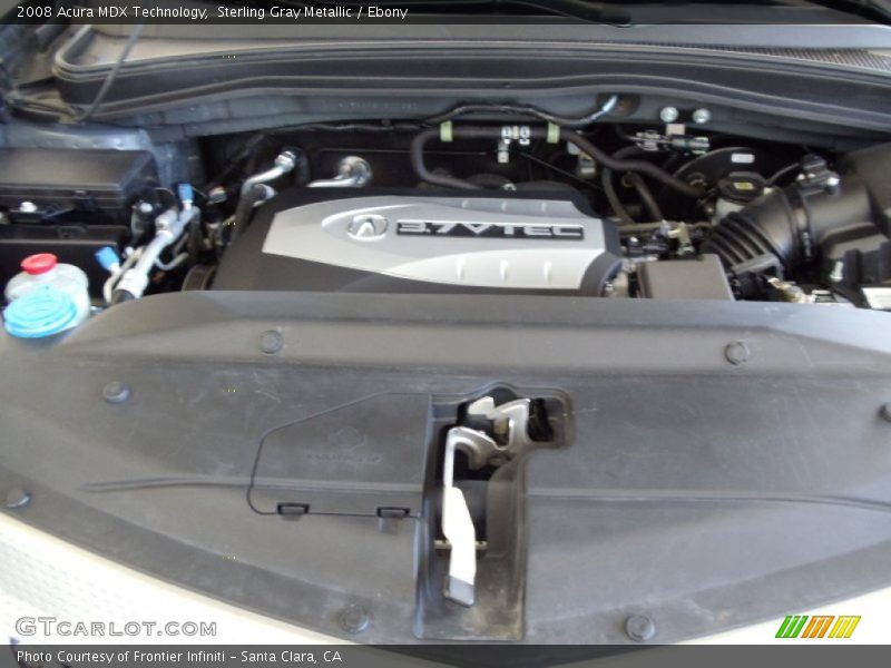 Sterling Gray Metallic / Ebony 2008 Acura MDX Technology