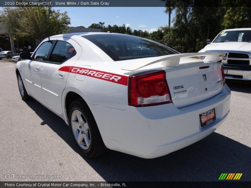 Stone White / Dark Slate Gray 2010 Dodge Charger SXT