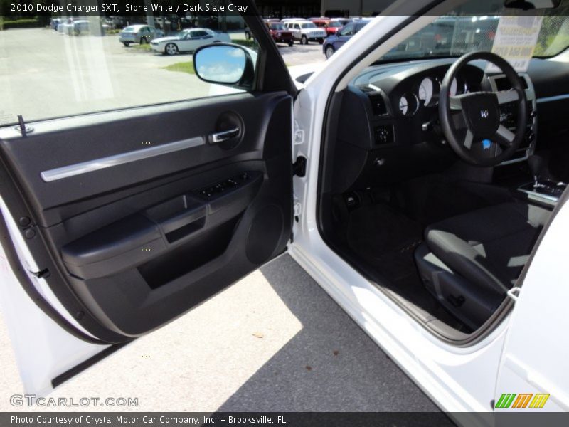 Stone White / Dark Slate Gray 2010 Dodge Charger SXT