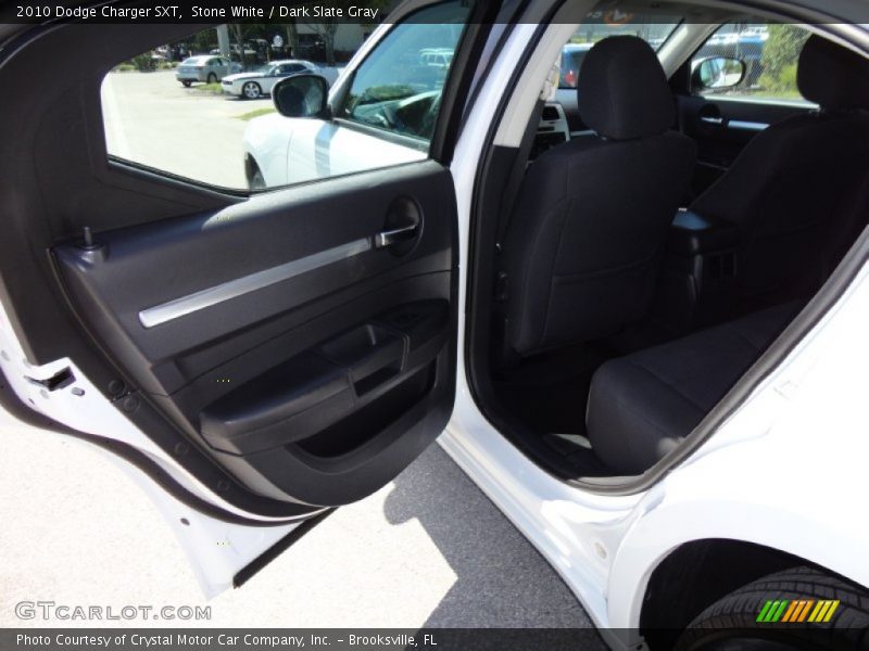 Stone White / Dark Slate Gray 2010 Dodge Charger SXT
