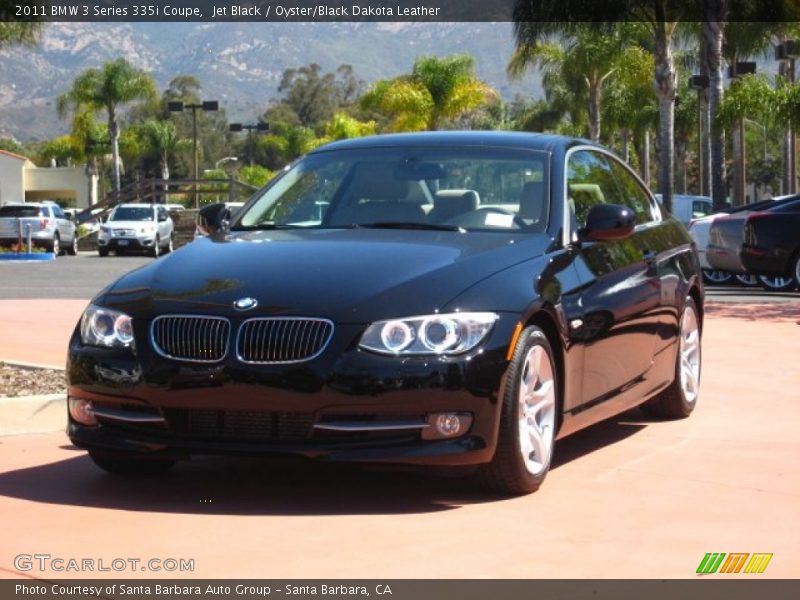 Jet Black / Oyster/Black Dakota Leather 2011 BMW 3 Series 335i Coupe
