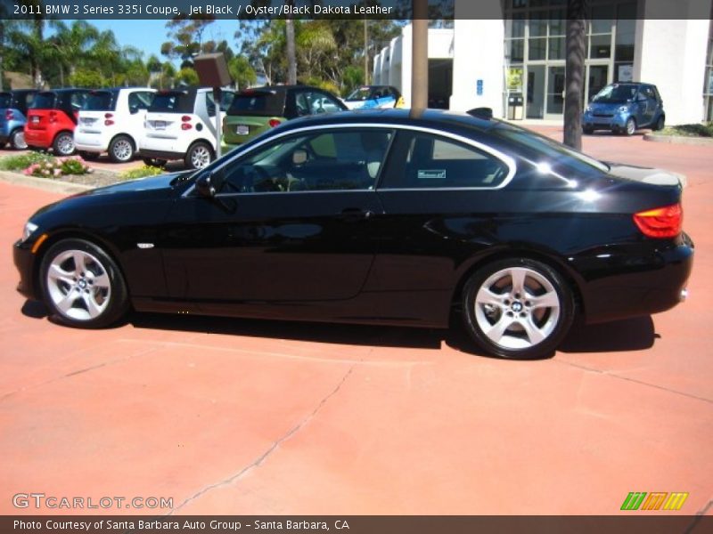 Jet Black / Oyster/Black Dakota Leather 2011 BMW 3 Series 335i Coupe