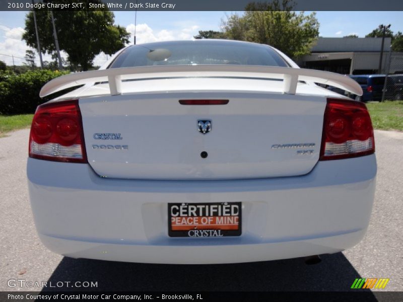 Stone White / Dark Slate Gray 2010 Dodge Charger SXT