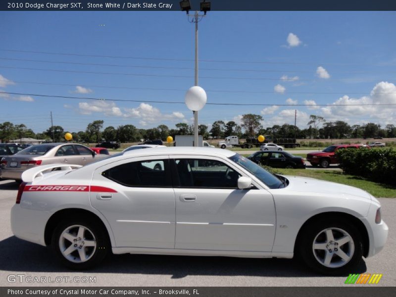 Stone White / Dark Slate Gray 2010 Dodge Charger SXT
