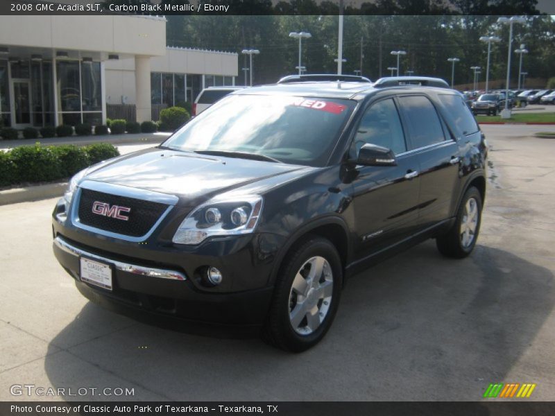 Carbon Black Metallic / Ebony 2008 GMC Acadia SLT