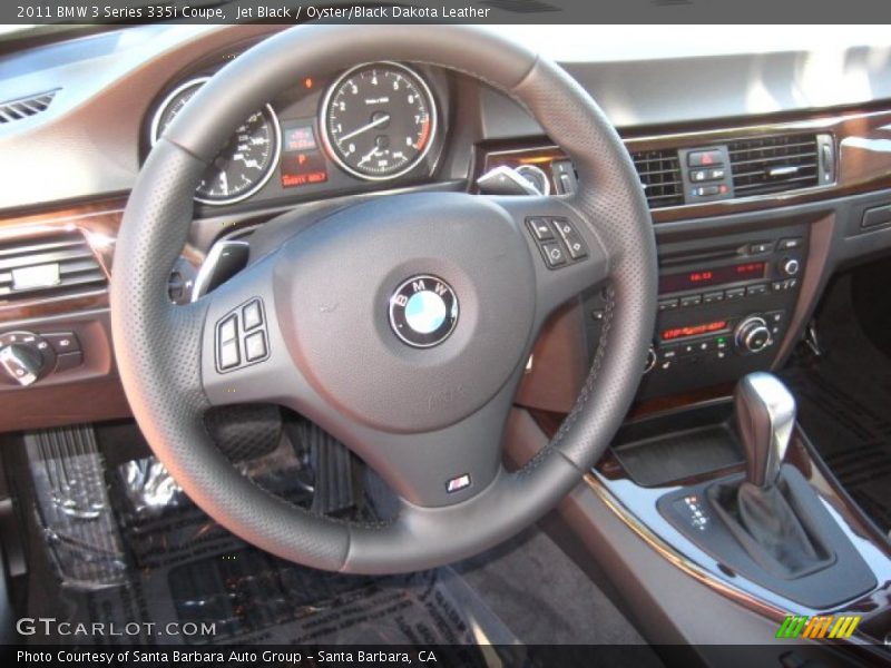 Jet Black / Oyster/Black Dakota Leather 2011 BMW 3 Series 335i Coupe