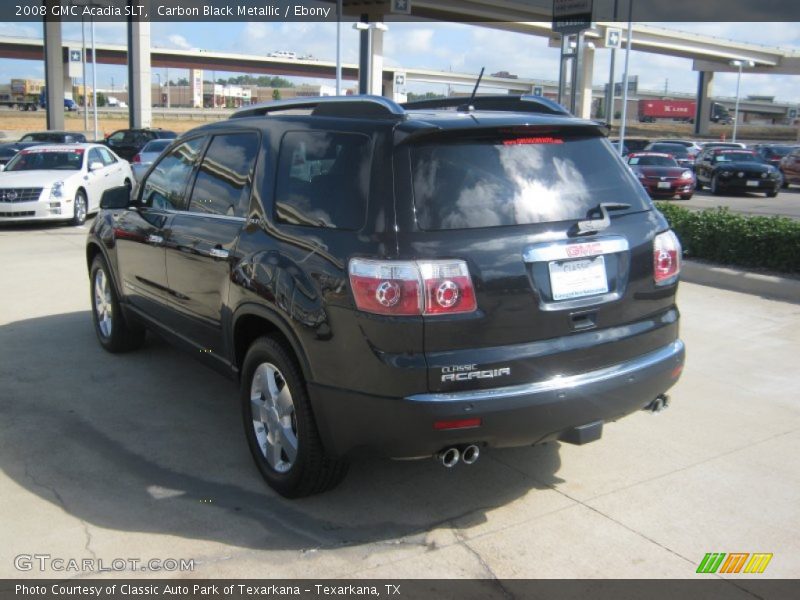 Carbon Black Metallic / Ebony 2008 GMC Acadia SLT