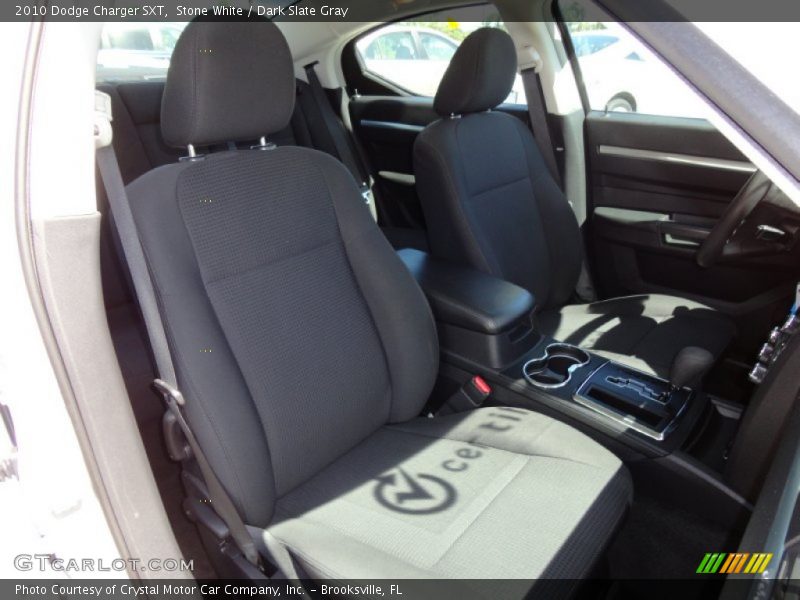 Stone White / Dark Slate Gray 2010 Dodge Charger SXT