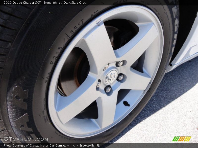 Stone White / Dark Slate Gray 2010 Dodge Charger SXT