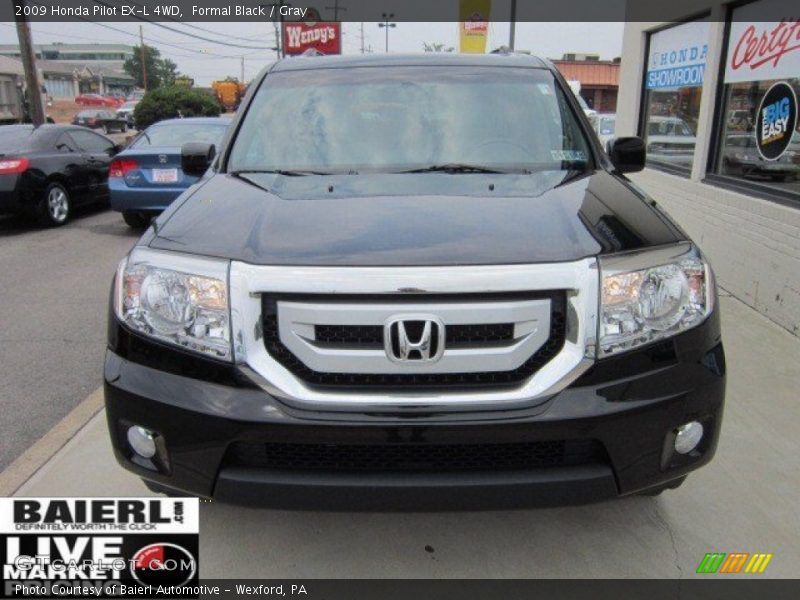 Formal Black / Gray 2009 Honda Pilot EX-L 4WD