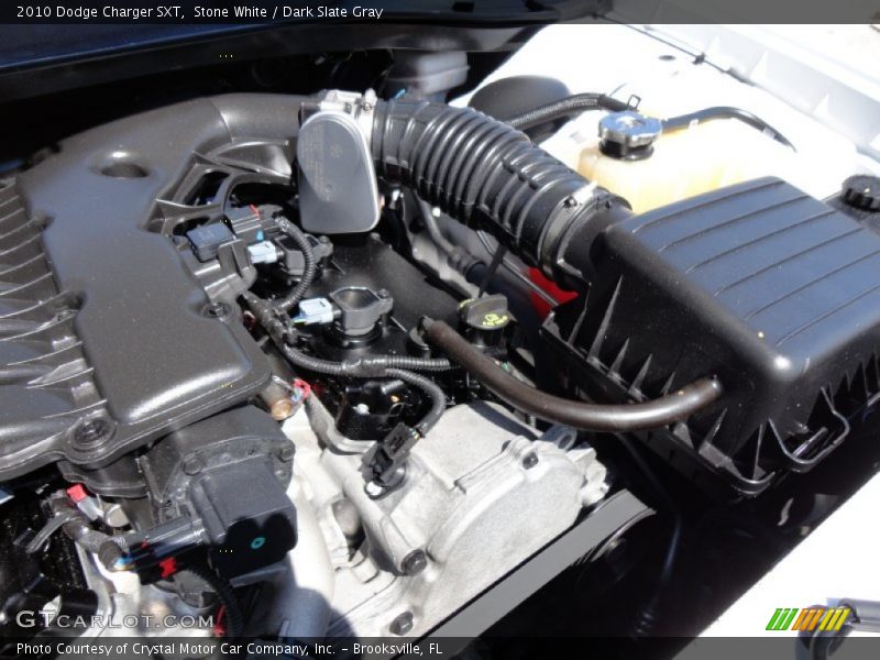 Stone White / Dark Slate Gray 2010 Dodge Charger SXT