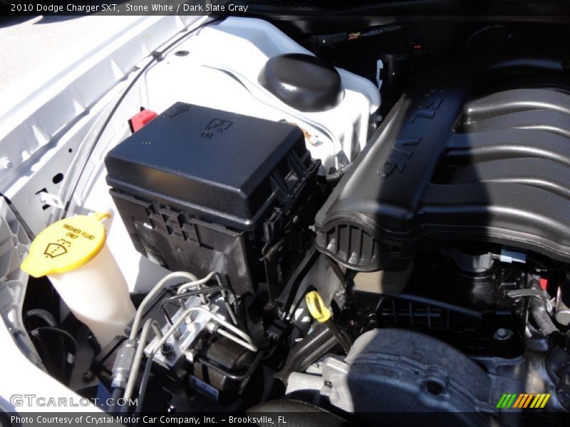 Stone White / Dark Slate Gray 2010 Dodge Charger SXT