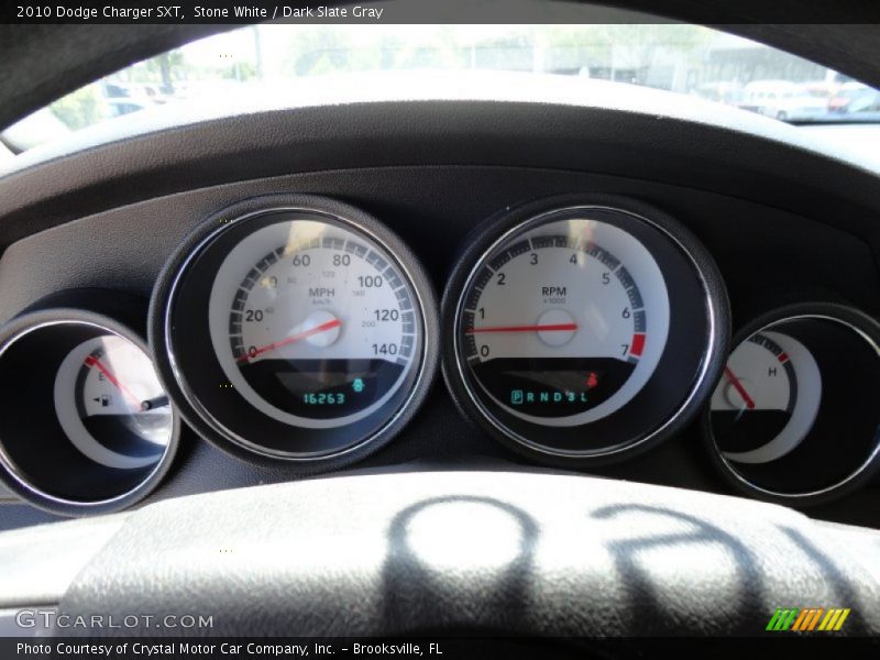 Stone White / Dark Slate Gray 2010 Dodge Charger SXT