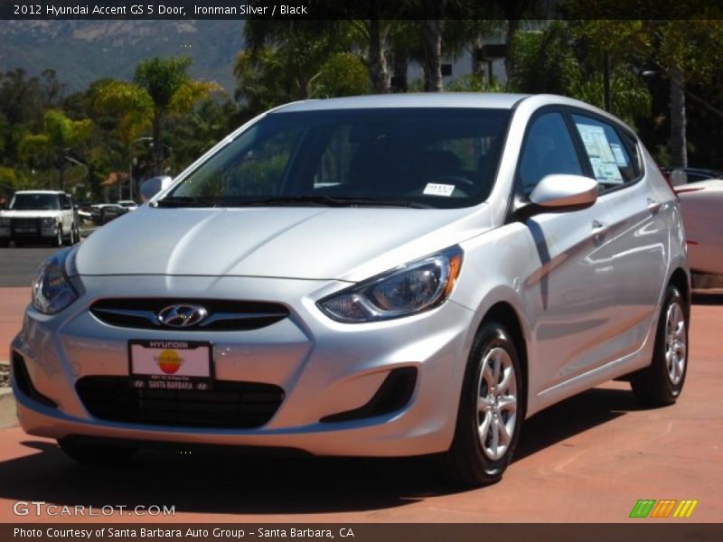Ironman Silver / Black 2012 Hyundai Accent GS 5 Door