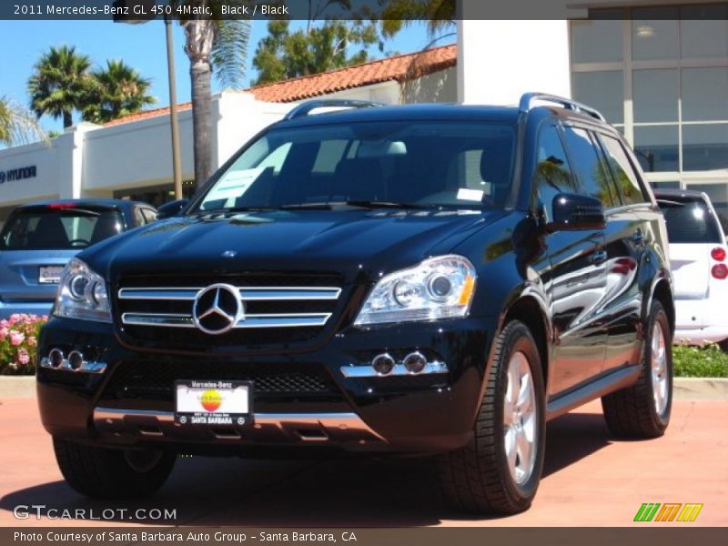 Black / Black 2011 Mercedes-Benz GL 450 4Matic