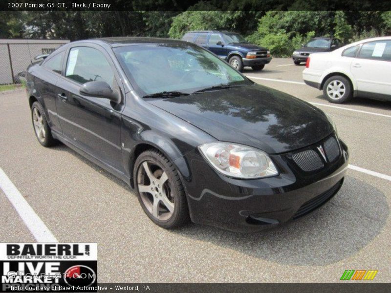 Black / Ebony 2007 Pontiac G5 GT