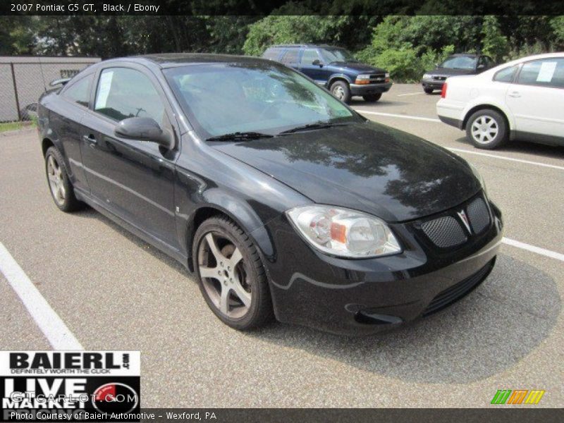 Black / Ebony 2007 Pontiac G5 GT