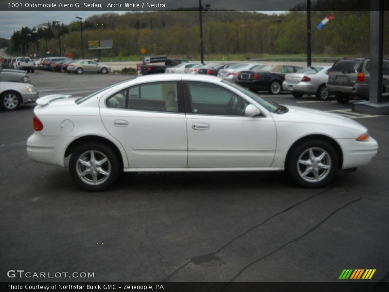 Arctic White / Neutral 2001 Oldsmobile Alero GL Sedan