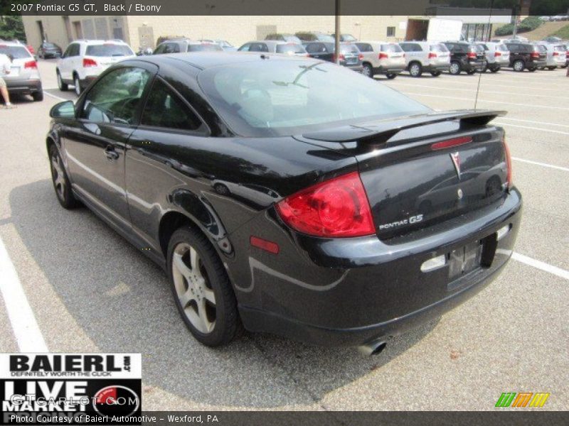 Black / Ebony 2007 Pontiac G5 GT