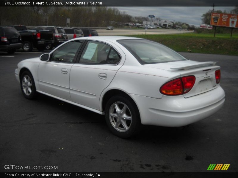 Arctic White / Neutral 2001 Oldsmobile Alero GL Sedan