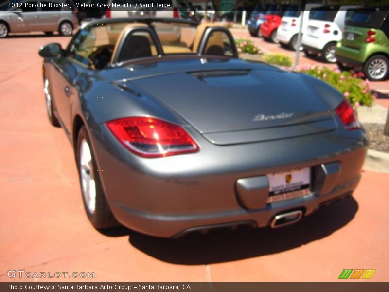 Meteor Grey Metallic / Sand Beige 2012 Porsche Boxster