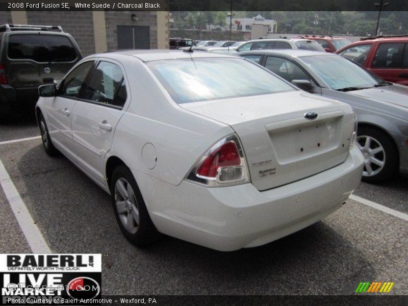 White Suede / Charcoal Black 2008 Ford Fusion SE