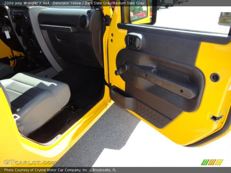 Detonator Yellow / Dark Slate Gray/Medium Slate Gray 2009 Jeep Wrangler X 4x4