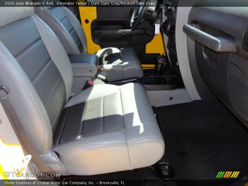Detonator Yellow / Dark Slate Gray/Medium Slate Gray 2009 Jeep Wrangler X 4x4