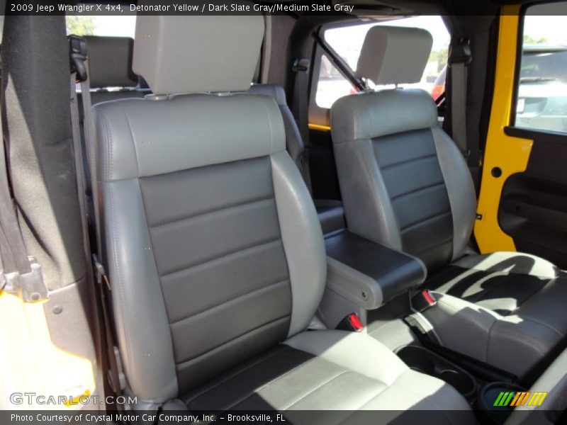 Detonator Yellow / Dark Slate Gray/Medium Slate Gray 2009 Jeep Wrangler X 4x4