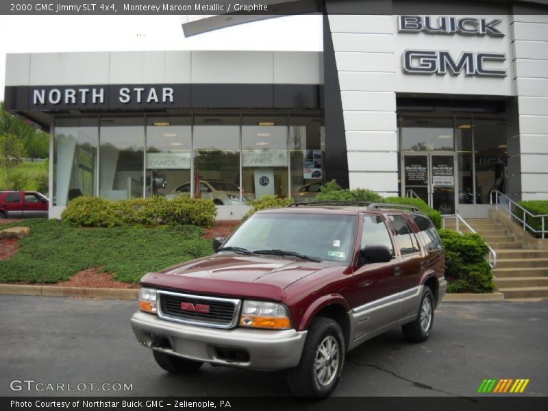 Monterey Maroon Metallic / Graphite 2000 GMC Jimmy SLT 4x4