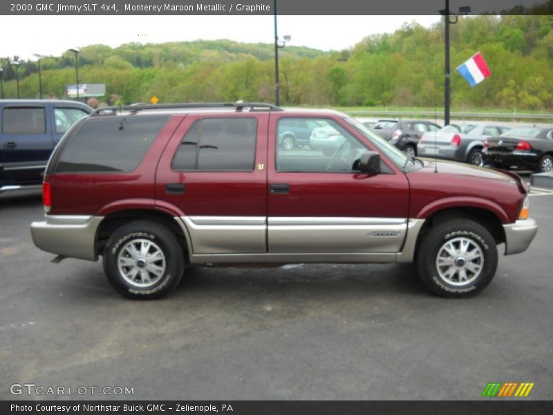 Monterey Maroon Metallic / Graphite 2000 GMC Jimmy SLT 4x4